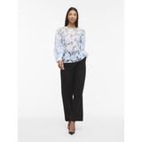 VILA VILA Dame Bluse VIBillie Blouse Nantucket Breeze