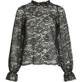 VILA VILA Dame Bluse VIVera Blouse Black