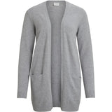VILA VILA dame cardigan VIRIL Restudsalg Light Grey Melange