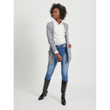 VILA VILA dame cardigan VIRIL Cardigan Medium grey melange
