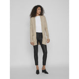 VILA VILA dame cardigan VIRIL Restudsalg Natural MELANGE