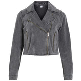 VILA VILA dame jakke VIKIKI Jacket Medium Grey Denim