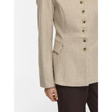 VILA VILA dame jakke VIZIKKA Jacket Natural MELANGE