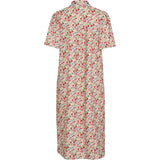 VILA VILA dame kjole VIJONA Restudsalg Cloud Dancer RED FLOWERS