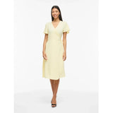 VILA VILA dame kjole VILOVIE Dress Pastel Yellow