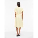 VILA VILA dame kjole VILOVIE Dress Pastel Yellow