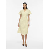 VILA VILA dame kjole VILOVIE Dress Pastel Yellow ASTER