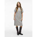 VILA VILA dame kjole VINORA Dress Light Grey Melange
