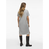 VILA VILA dame kjole VINORA Dress Light Grey Melange