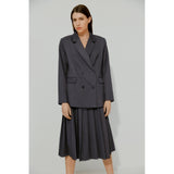 VILA VILA dame nederdel VIRAGNA Restudsalg Dark Grey