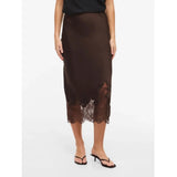 VILA VILA dame nederdel VISABEL Skirt Coffee Bean