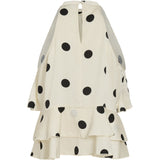 VILA VILA dame top VICLAIRE Top Birch BLACK DOTS