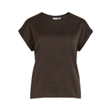 VILA VILA dame top VIELLETTE Top Coffee Bean