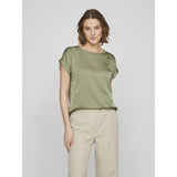 VILA VILA dame top VIELLETTE Top Oil Green