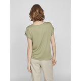 VILA VILA dame top VIELLETTE Top Oil Green