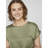 VILA VILA dame top VIELLETTE Top Oil Green