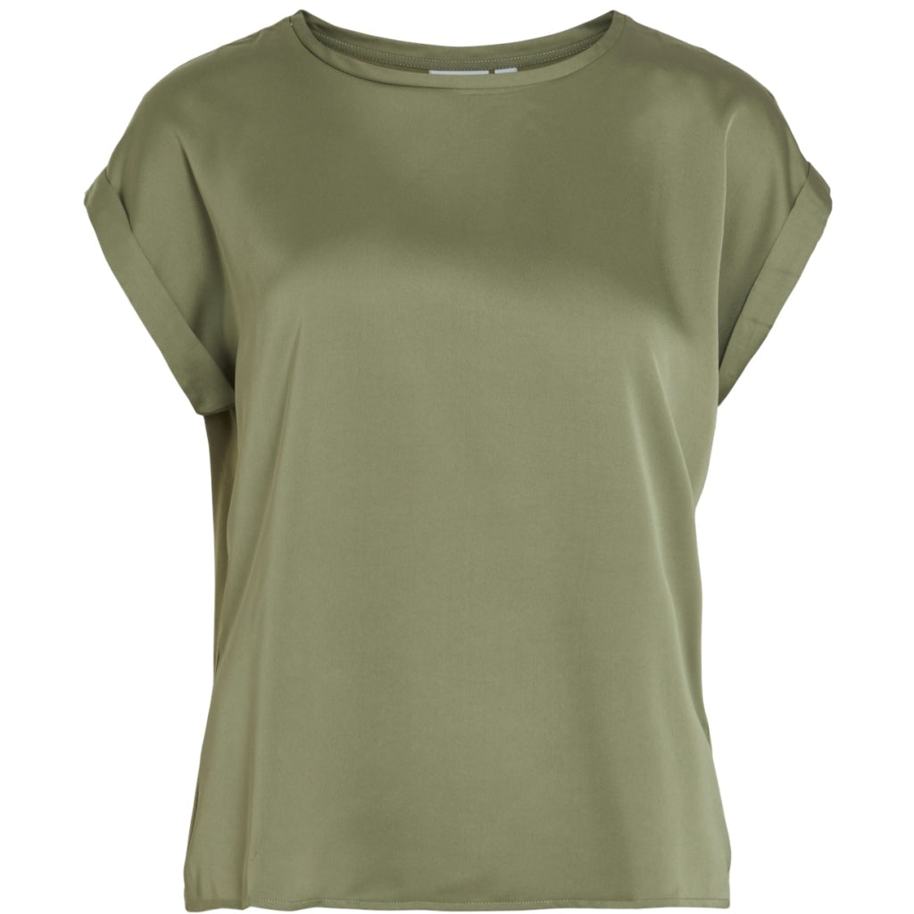 VILA dam top VIELLETTE - Capulet Olive