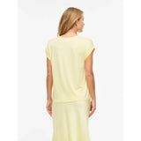 VILA VILA dame top VIELLETTE Top Pastel Yellow