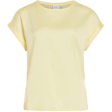 VILA VILA dame top VIELLETTE Top Pastel Yellow