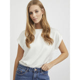 VILA VILA dame top VIELLETTE Top Snow white