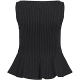 VILA VILA dame top VIMASTRIBA Top Black Beauty PINSTRIPE