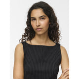 VILA VILA dame top VIMASTRIBA Top Black Beauty PINSTRIPE