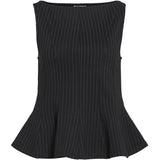 VILA VILA dame top VIMASTRIBA Top Black Beauty PINSTRIPE