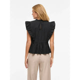 VILA VILA dame top VIRUFELLA Top Black Beauty