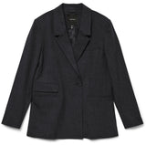 Vero Moda Vero Moda Dame Blazer VMBESTIE Restudsalg Dark grey melange