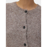 Vero Moda Vero Moda dame cardigan VMNOVAH Cardigan Brown Lentil MELANGE