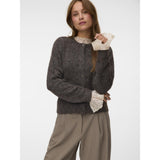 Vero Moda Vero Moda dame cardigan VMNOVAH Cardigan Chocolate Torte W. DTM BUTTON