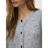 Vero Moda Vero Moda dame cardigan VMNOVAH Cardigan Medium grey melange