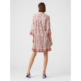 Vero Moda Vero Moda dame kjole VMMILAN Dress Georgia Peach Mira