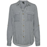 Vero Moda Vero Moda dame skjorte VMBUMPY Restudsalg Snow White India ink