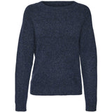 Vero Moda Vero Moda dame strik VMDOFFY Knit Navy blazer w. black melange