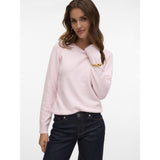 Vero Moda Vero Moda dame strik VMDOFFY Knit Pink-A-Boo MELANGE