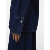 Vero Moda Vero moda dame overskirt VMNIKKA Shirt Dark Blue Denim