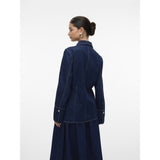 Vero Moda Vero moda dame overskirt VMNIKKA Shirt Dark Blue Denim