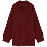 Vero Moda Vero moda dame strik trøje VMBANG Knit Syrah