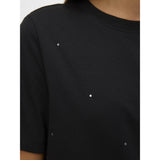Vero Moda Vero moda dame t-shirt VMPAULINA Restudsalg Black