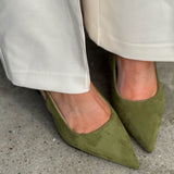 SHOES Vibeke dame stiletter P-1523 Shoes Green