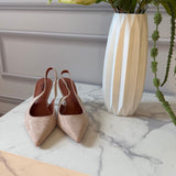 SHOES Vibeke dame stiletter P-1523 Shoes Khaki