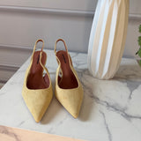 SHOES Vibeke dame stiletter P-1523 Shoes Yellow