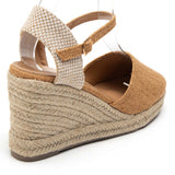 SHOES Vicca Dame plateau sandal 5982 Restudsalg Camel