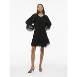 VILA Vila dame kjole VIBINNA Restudsalg Black Beauty