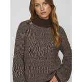 VILA Vila dame strik VILORY Knit Coffee Bean