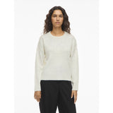 VILA Vila dame strik VISIQUIN Restudsalg White