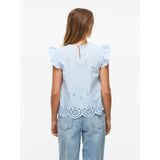 VILA Vila dame top VIHORTENSA Top Kentucky blue