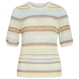 VILA Vila dame top VIMINA Top Pastel Yellow CLOUD NANTUCKET TRAVERTINE