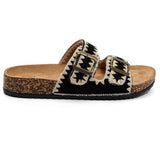 SHOES Zaira dame sandaler W2720 Shoes Nero
